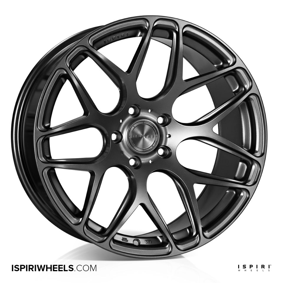 NEW 19  ISPIRI ISR10 ALLOY WHEELS IN MATT GRAPHITE WITH DEEPER CONCAVE 9 5  ALL ROUND